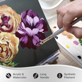 Silverwhite® Flat Paintbrush | Long Handle | 1501